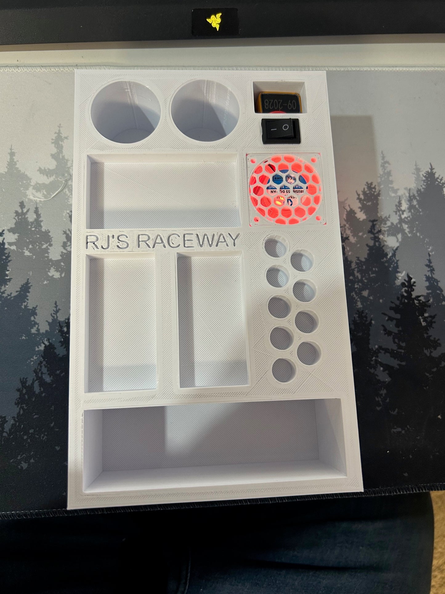 3D Printed Pit Box with Colling FAN